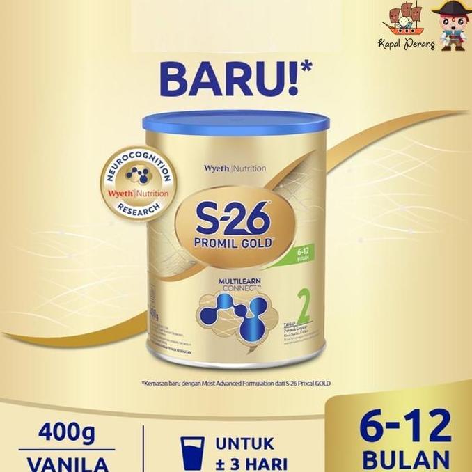 Sandmilk- S26 Promil Gold Tahap 2 [400Gr]