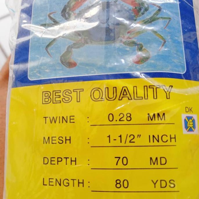jaring ikan senar 028 1,5inchi