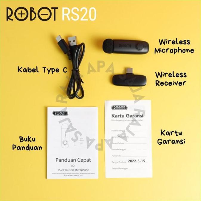 Mic Clip On Wireless - Microphone Bluetooth HP Microfon Mix