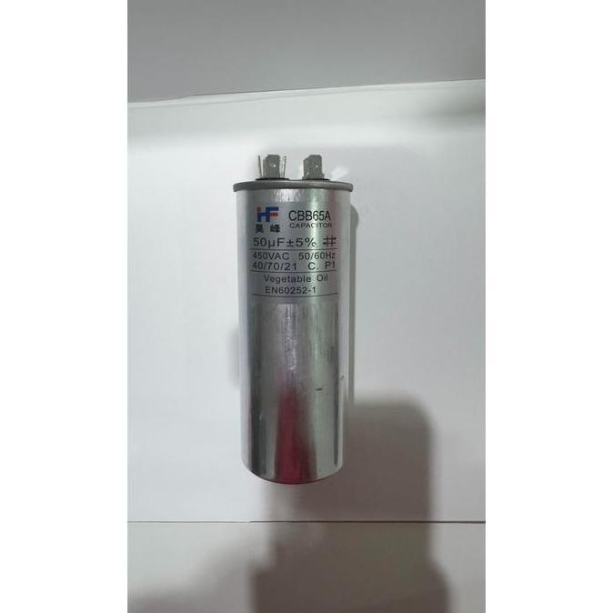 Garansi Cbb65 50Uf Kapasitor Cbb65 Cbb65A Ac Kulkas Genset Capasitor Bulat Socket Pin Kompresor Alum