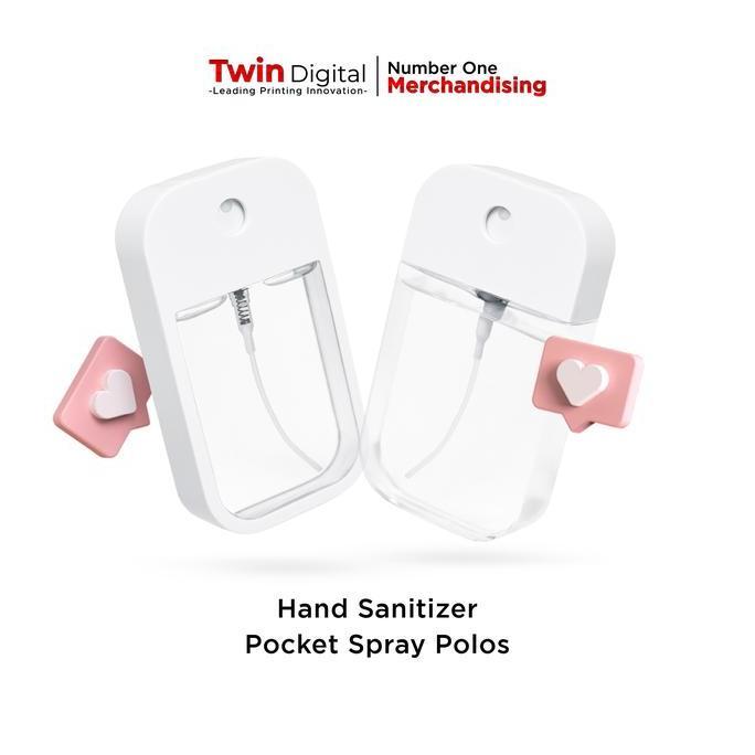 Bytwx- Botol Hand Sanitizer Pocket Spray Refillable Polos ( Tanpa Isi )