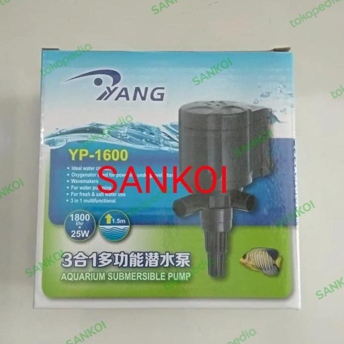 aquarium submersible pump YP 1600/YANG 1600