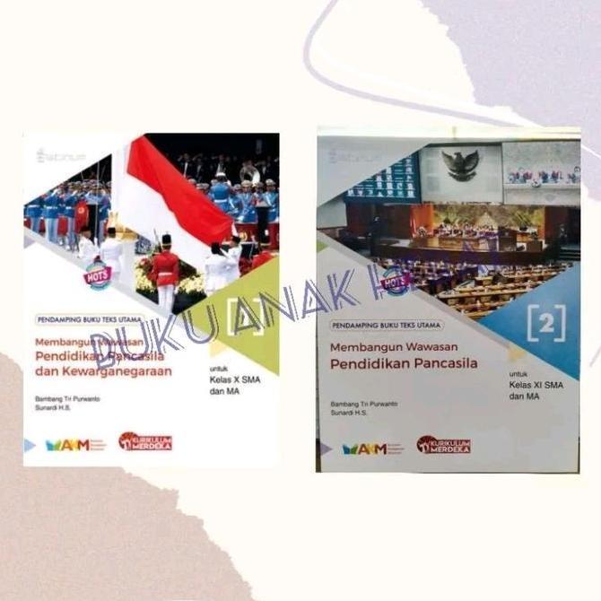 Membangun Wawasan Pendidikan Pancasila PPKN SMA Kelas 10 dan 11 Platinum KSP/kurikulum merdeka