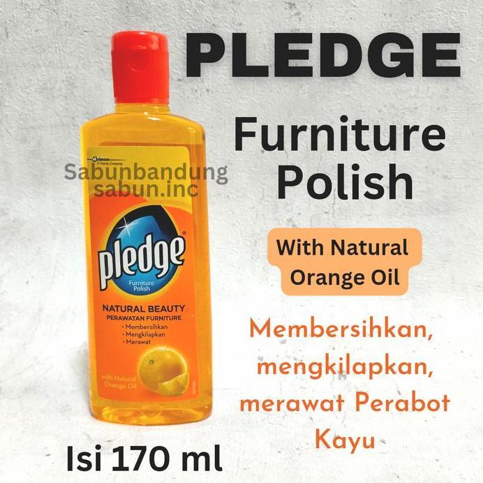 Ready  PLEDGE furniture polish Pledge natural orange oil