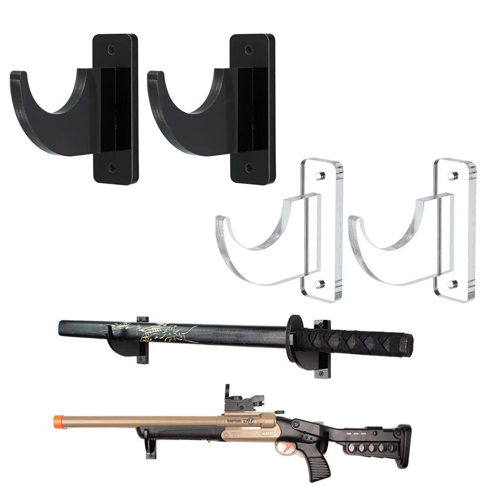 Gun Stand Display Holder Rifle Airsoft Shotguns Lightsaber Sword Storage Rack Adjustable Acrylic Han