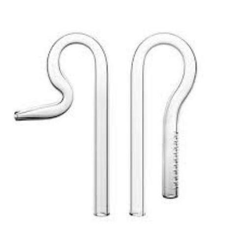 Fishboy- Mini Glass Lily Pipe Mini Lily Pipe Aquarium Aquascape Bukan Skimmer Stainless