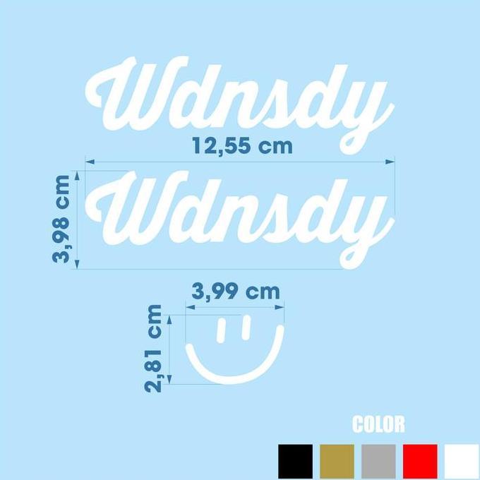 Cutting sticker stiker sepeda lipat road bike fixed bike wdnsdy logo pack vinyl