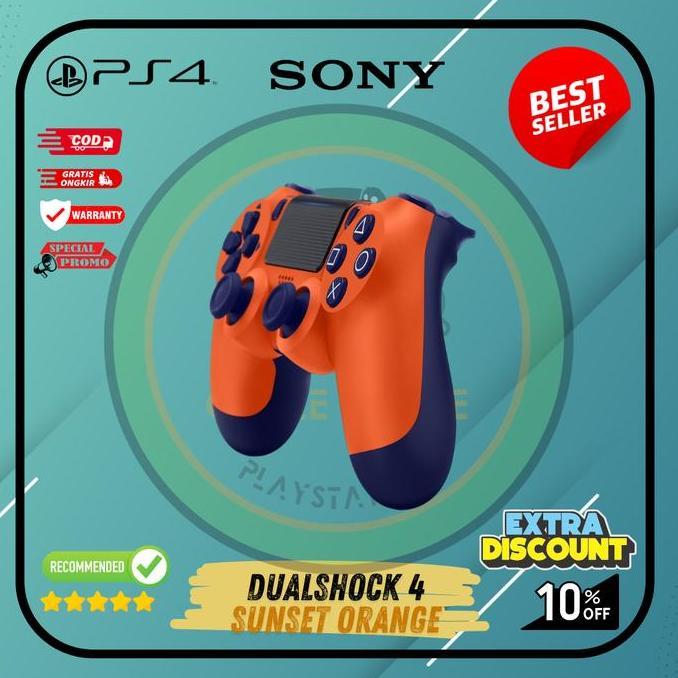 Stik Ps4 Wireless Controler Stik Ps4 Oripabrik Sunset Orange