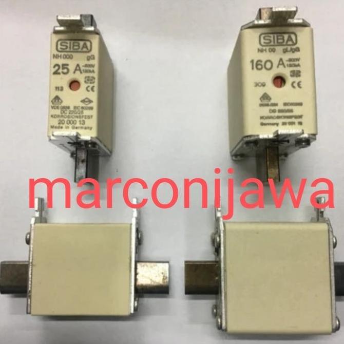 Fuse NH00 160A sekring siba NH00