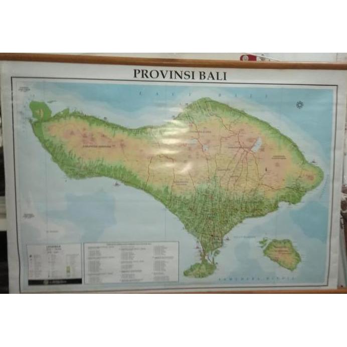 Peta Provinsi Bali peta Dinding