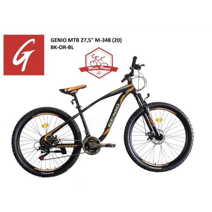 SEPEDA GUNUNG MTB GENIO M-348 27,5 inch M348 M 348 SHIMANO 8 SPEED NEW