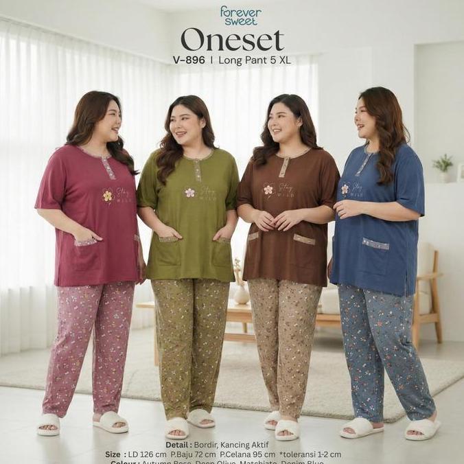 Baby Doll  Setelan  Jumbo Pendek Panjang  5Xl  Forever Sweet
