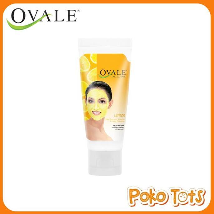 Rexzix- Ovale Facial Mask Bengkoang & Lemon Tube 75Gr Masker Pencerah Wajah