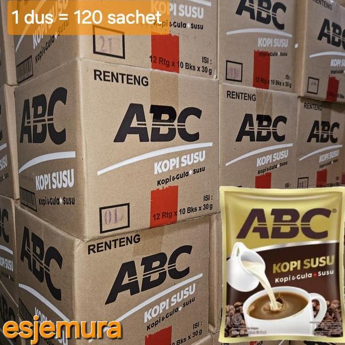 Kopi ABC susu perdus isi 120 sachet