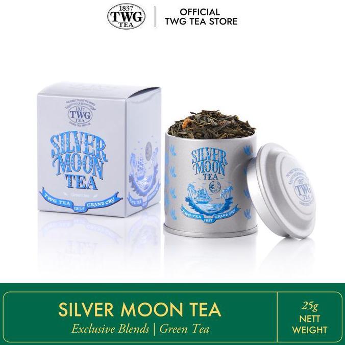 TWG Tea | Silver Moon Tea, Mini Tin Tea, 20g