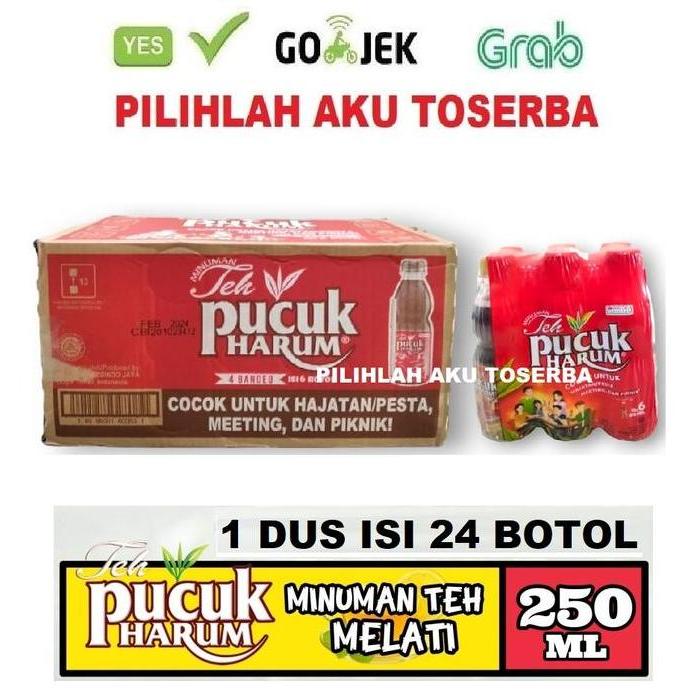 Teh PUCUK Harum Original 250 ml - ( HARGA 1 DUS ISI 24 botol )