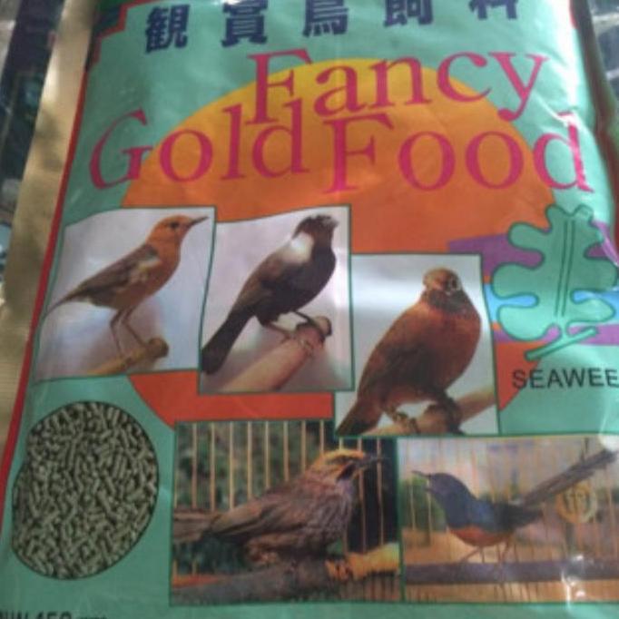 Bridwoi- Fancy Gold Food Hijau Pur Burung Ijo Voer Pakan Burung Beo Poksai Dll