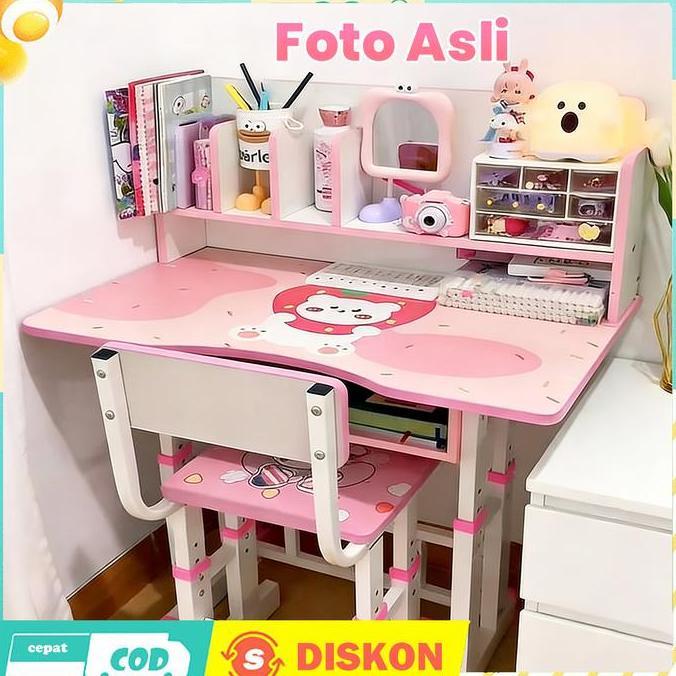meja belajar anak Meja Meja Tulis Anak Meja Lipat Karakter Meja Portable Meja Lipat Belajar Anak Mej