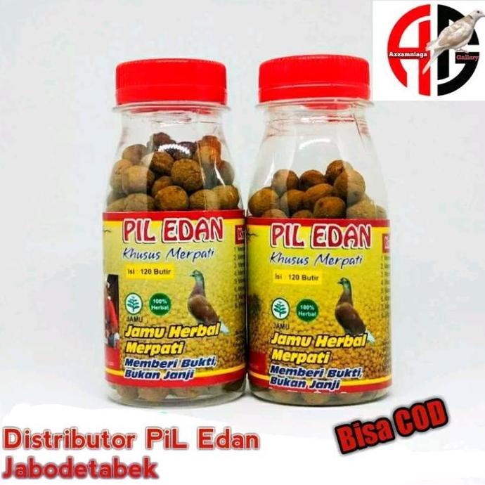 Bridwoi- Jamu Merpati Pil Edan  Tutup Merah Merpati Tinggi/Kolong 120Btr