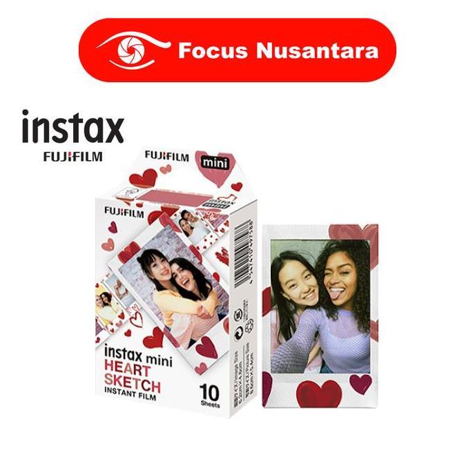 OUTLETMERDEKA8 - FUJIFILM INSTAX PAPER MINI FILM INSTAX REFIL MOTIF PLAIN ORIGINAL KAMERA ACCESSORIE