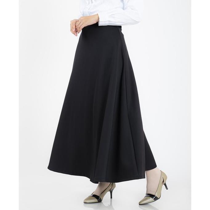 HaymeeIDN - Rok Ruffle Scuba Bangkok Ruffle Skirt Premium Rok SEGI 8 Warna Putih dan Hitam GS