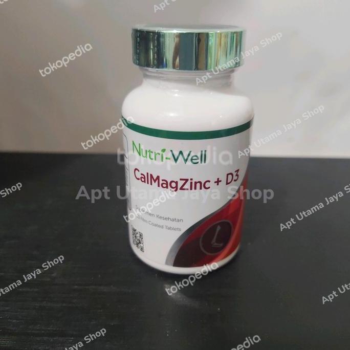 Nutri Well CalMagZinc + D3 Vitamin Calcium Magnesium Zinc +D3