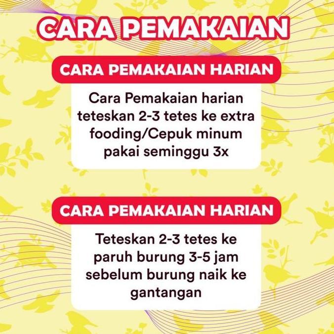 Bridwoi- Jawara Kicau Vitamin Suplemen Burung Juara Nutrisi Untuk Murai Batu Kacer Cucak Ijo Sogon K