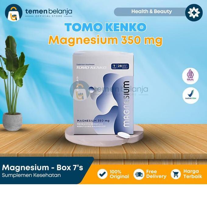 Tomo Kenko Magnesium 350 mg Box | Suplemen Magnesium