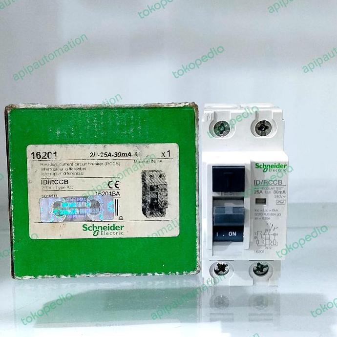 Murah (1) ELCB/RCCB SCHNEIDER ID 2P 30mA apipe32