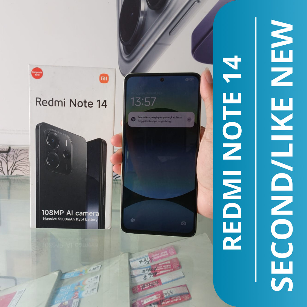 HP SECOND REDMI NOTE 14 (8/128 GB)/ REDMI NOTE 14 HP SECOND/SECOND LIKE NEW.
