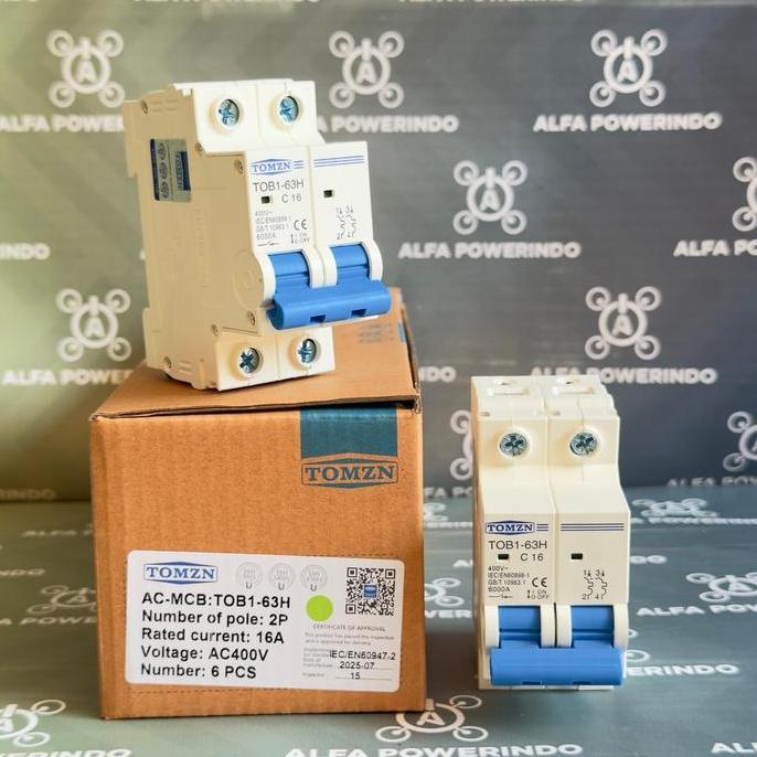 Baru TOMZN 1P DC MCB 250V 100A - TOMZN42 TOMZN 1P DC MCB 250V 125A - TOMZN43 alfa-p00 Segera Beli