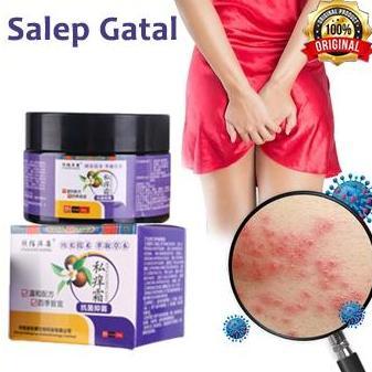 Salep Gatal Selangkangan & Area Kemaluan - Krim Pengobatan untuk Jamur & Alergi Kulit - 30g
