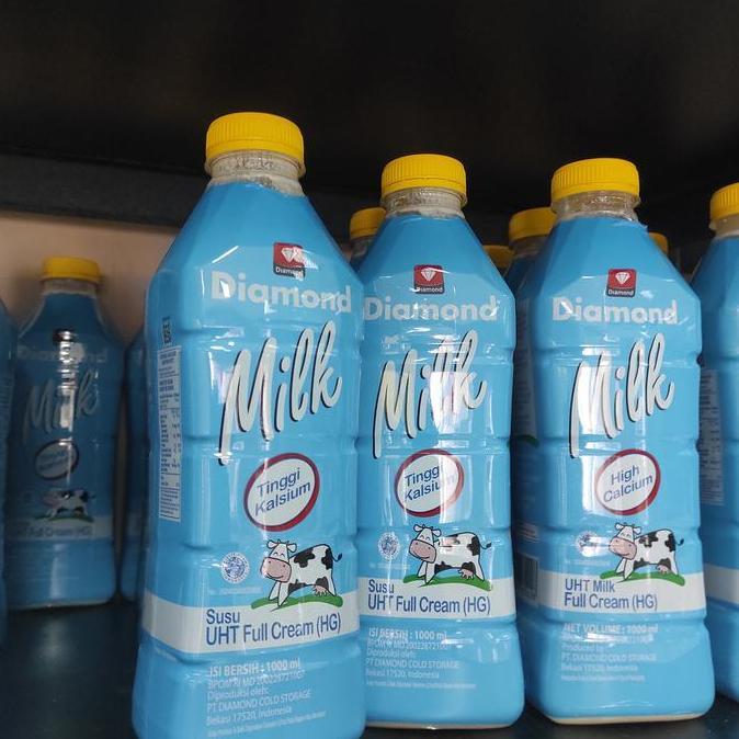 yang dicari] DIAMOND FULL CREAM PREMIUM BOTOL SUSU UHT 1 LITER 1000 ML