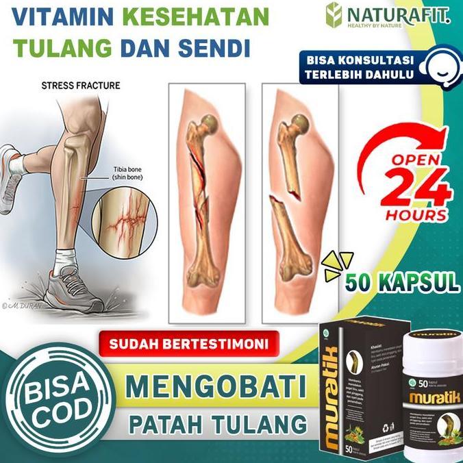 MURATIK Herbal Patah Tulang Paling Ampuh Tulang Retak Remuk Vitamin Pelumas Tulang Dan Sendi Penyamb