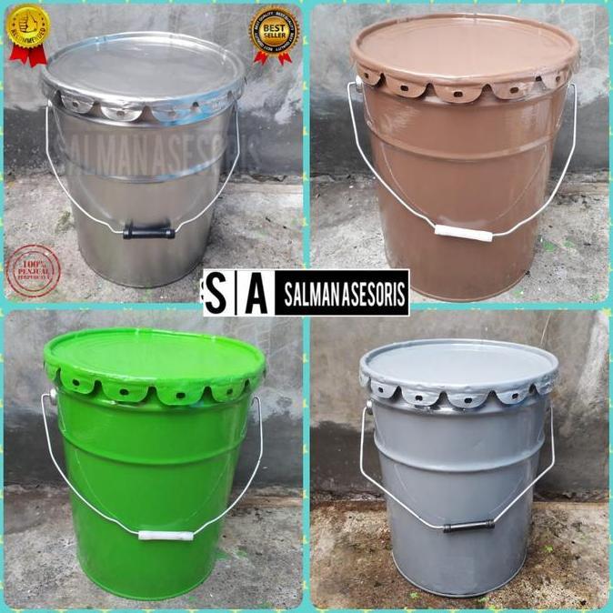 Cleanbit- Tong Besi 20 Liter Tempat Bakar Sampah