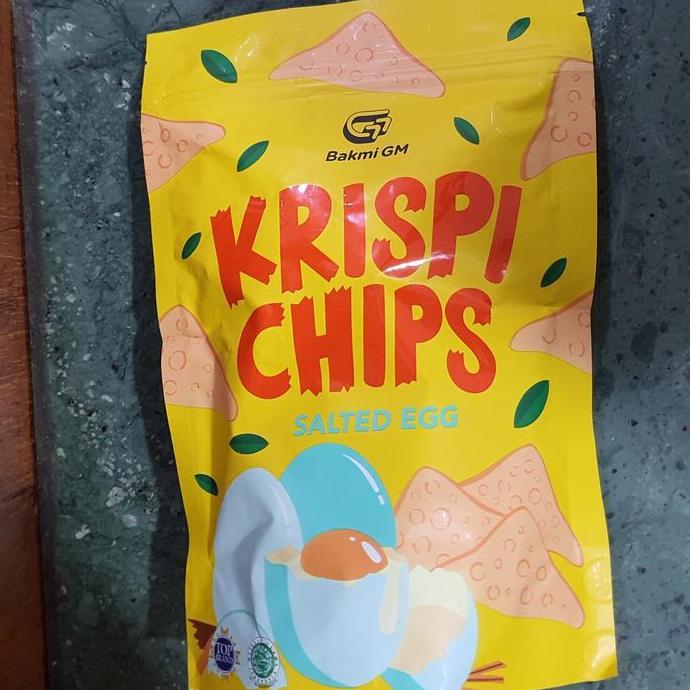 Keripik Pangsit Goreng Bakmi GM - Krispy Chips Salted Egg MS