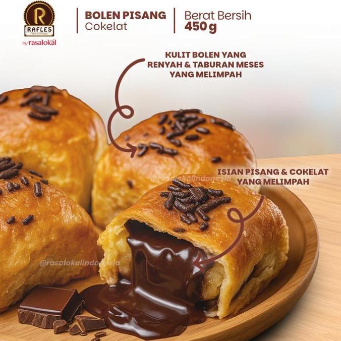TERBARU Rafles Bolen Pisang Cokelat by Rasalokal