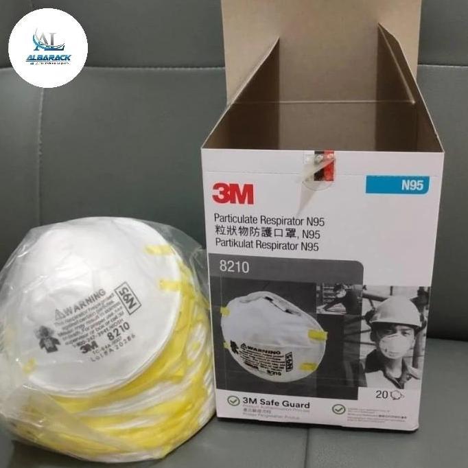 lapakjajan33  - masker medis n95 821 sg 1 box isi 2