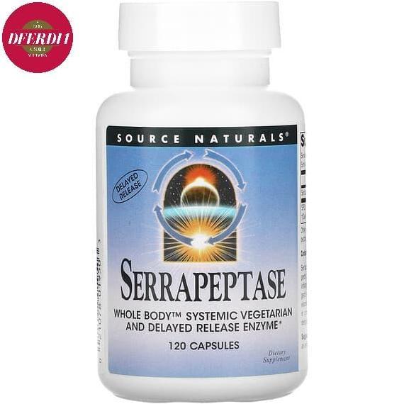 Source Naturals Serrapeptase 120 Capsules
