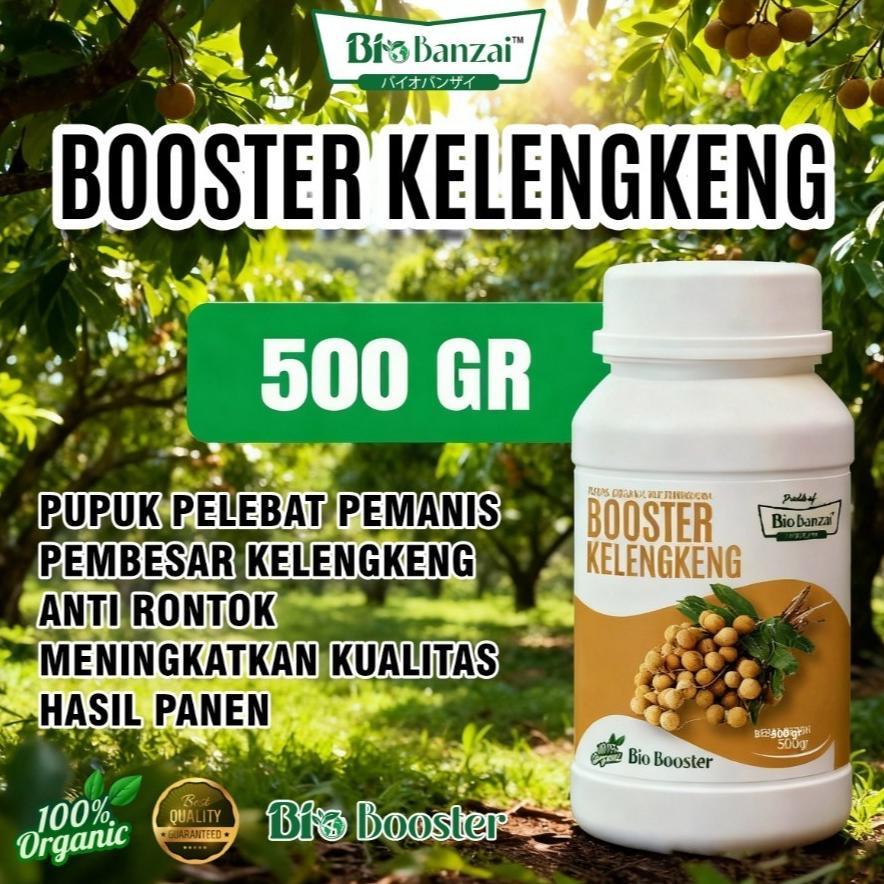 Pupuk booster kelengkeng kemasan 500gr pupuk organik pelebat pemanis pembesar buah kelengkeng