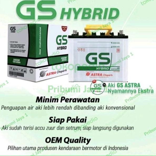 Promo AKI MOBIL BASAH GS HYBRID 80D26L ORI ASTRA INNOVA PAJERO DIESEL Diskon