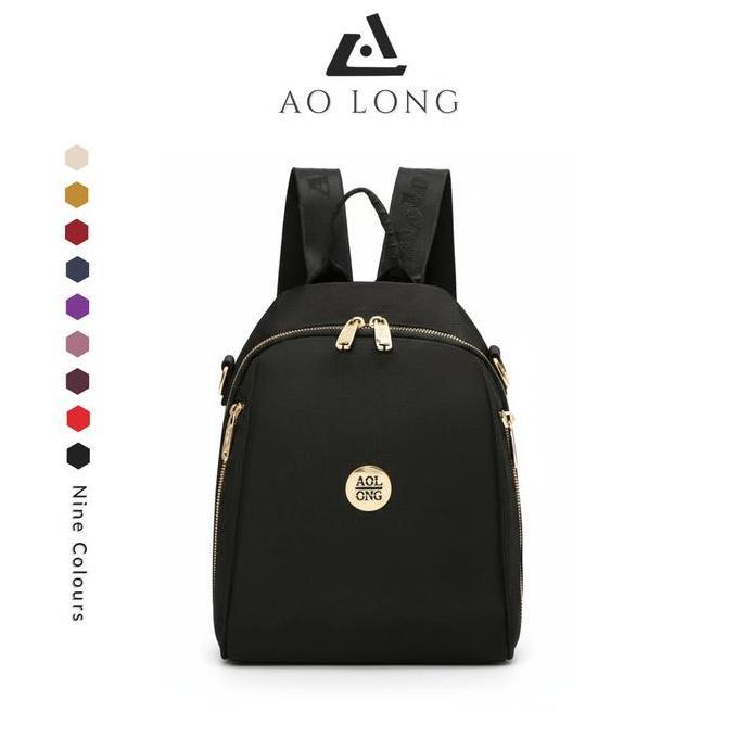 kikigrosir98 - ransel kanvas botol 26tas ransel wanita - backpack cewek fashion ukuran sedang terkin