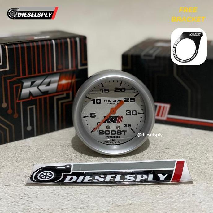 Promo Boost Meter R4 Classic 60 PSI Innova/Fortuner/Pajero FREE Bracket Diskon