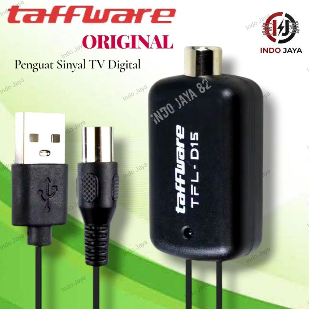 sale Penguat Sinyal TV Digital Booster TV penguat Sinyal Set Top Box Taffware Original