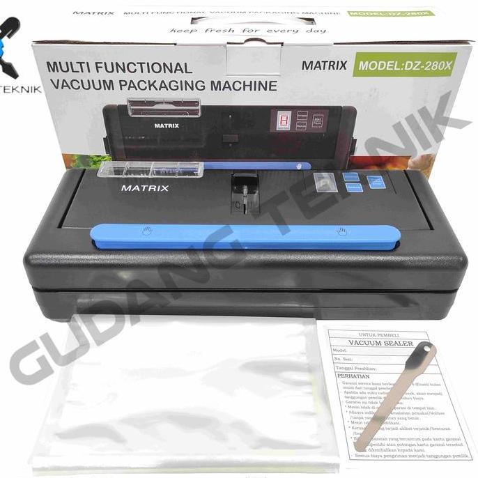 GRASSSTEKNO Vacuum Vacum Vakum Sealer Makanan Basah Kering DZ280X MATRIX DZ 280X