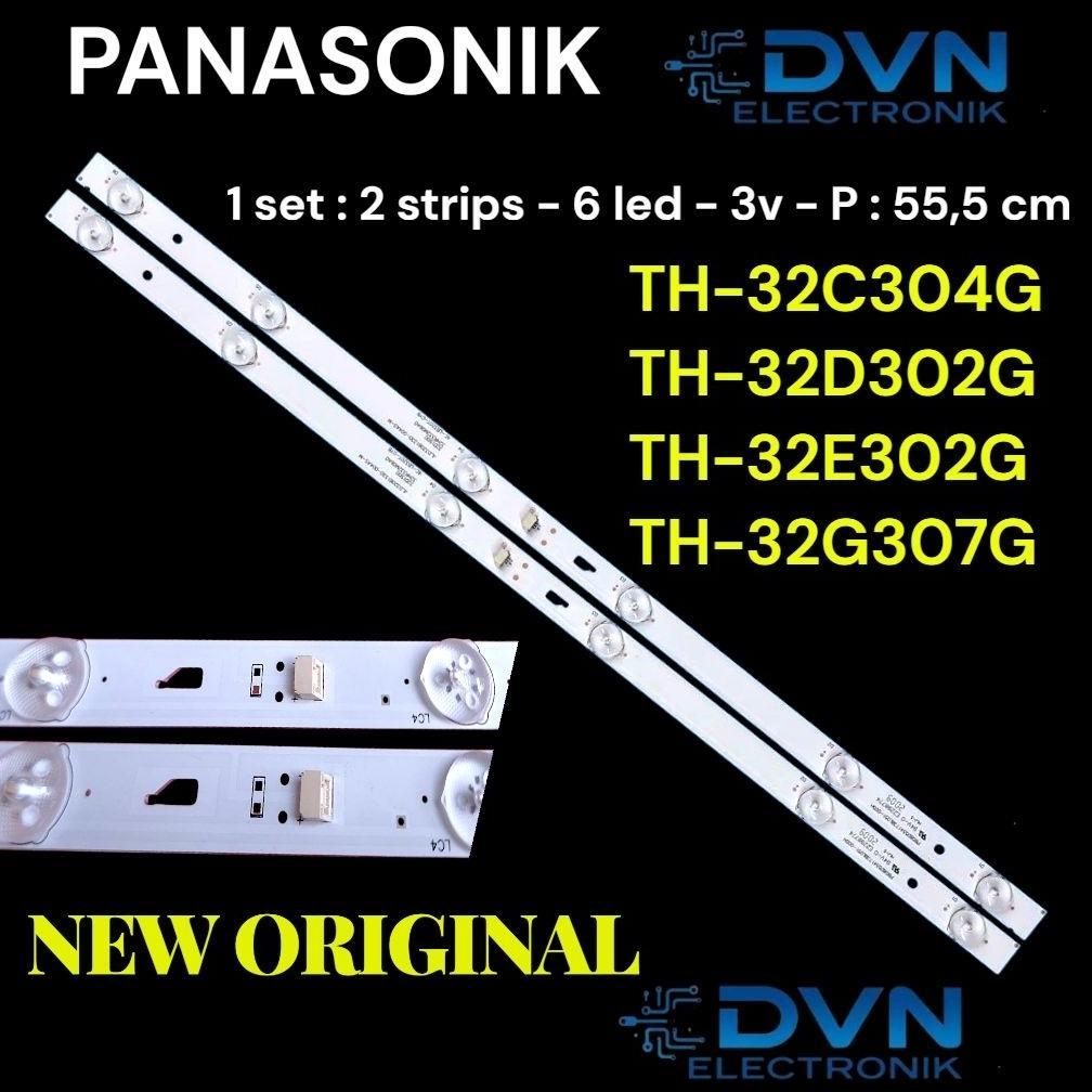 PROMO TERBARU Backlight Panasonic TH32D302G TH32C304G TH-32E302G Lampu Led Tv Panasonic 6 Kancing 3V