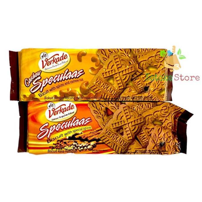 Biskuit Verkade Speculaas Cashew/ Verkade Speculaas Kacang Mede Rempah