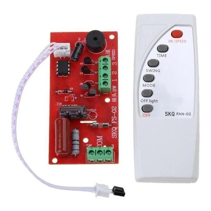OTOMAX Ready StockModul + Remot universal Kipas Angin Modul PCB KIPAS ANGIN YUNDAI / ARASHI / MASPIO