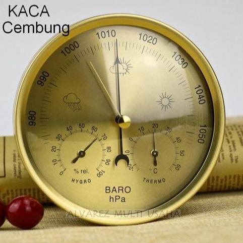 BAROMETER, TERMOMETER, HYGROMETER 3 IN 1 ANALOG, Barometer Jarum, Baro Meter