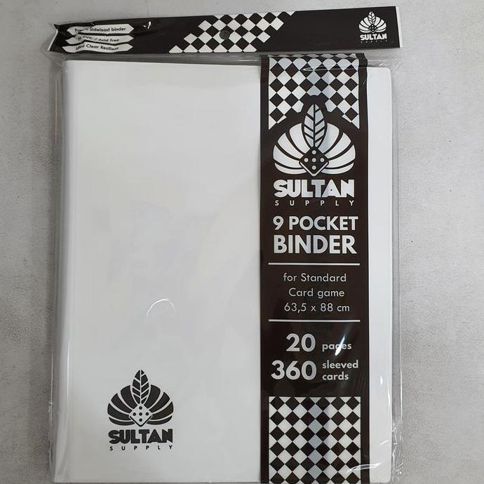 SULTAN 9 POCKET BINDER ALBUM (WHITE)